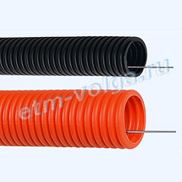 Трубы ПНД гофрированные для кабеля 